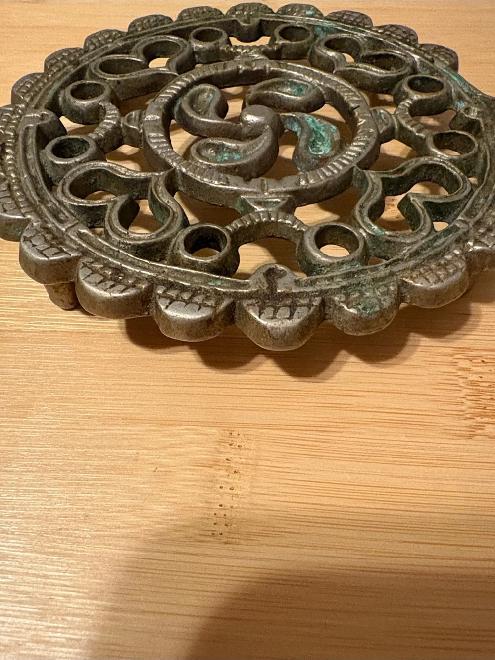 Source Unknown ornate round